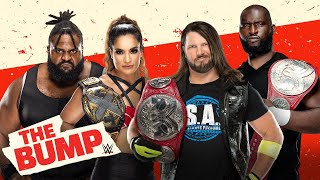 AJ Styles amp Omos Raquel Gonzalez and Odyssey Jones join the show WWE’s The Bump Aug 11 2021 [upl. by Oemor]