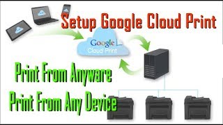 How to Set up your printer with Google Cloud Print Print from anywhere [upl. by Ahcire]