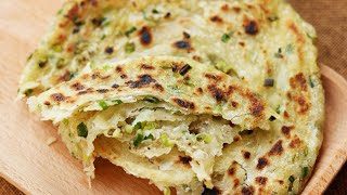 ExtraFlaky Chinese Scallion Pancakes Recipe 葱油饼 [upl. by Safoelc]