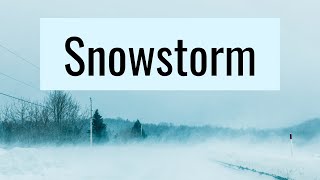 Snowstorm Sound Effect  Winter Storm  Blizzard [upl. by Pavlov]