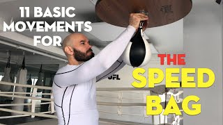 11 basic Speedbag Moves and how to use 1 of them for Real Boxing [upl. by Ware]