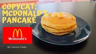 COPYCAT McDonalds Pancake RECIPE [upl. by Douty]