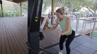 Learn the Basics of How to Use a Concept2 SkiErg at Gainesville Health amp Fitness [upl. by Anelegna]