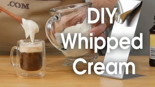 DIY whipped cream in 60 seconds [upl. by Laban282]