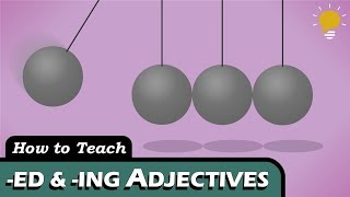 Passive amp Active ADJECTIVES ending in ED or ING [upl. by Hollinger]