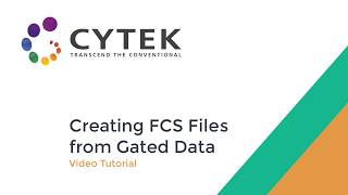 Create an FCS File from Gated Data [upl. by Pesek]