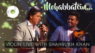 HUMKO HUMISE CHURA LO  MOHABBATEIN  VIOLIN COVER  SHAHRUKH KHAN IN DUBAI  DREAM TRACK BAND [upl. by Docila877]