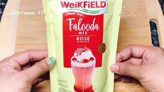 Weikfield falooda mix  how to make weikfield falooda mix  weikfield falooda mix recipe in hindi [upl. by Haneen756]