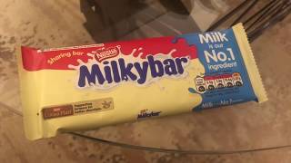 Nestle Milkybar Review  Milky Bar [upl. by Ahseuqram]