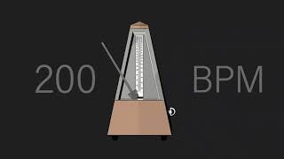 200 BPM Metronome [upl. by John]