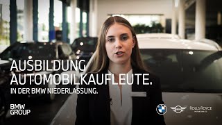 Ausbildung zum Automobilkaufmann wmx  BMW Group Careers [upl. by Zevahc71]