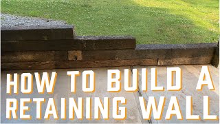 DIY Retaining Wall [upl. by Otrebron539]