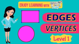 Edges and Vertices  Math  Grade1  TutWay [upl. by Gussi]