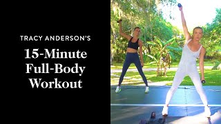 Tracy Anderson’s 15Minute FullBody Workout  Goop [upl. by Outhe]