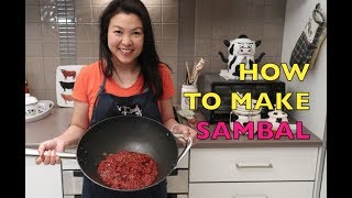 How to make Sambal  Suitable for Vegetarians [upl. by Rednasyl826]