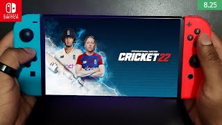 Cricket 22 Nintendo Switch V1 Gameplay 2023 [upl. by Dincolo]