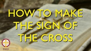 How to Make the Sign of the Cross  Greek Orthodox 101 [upl. by Annayoj]