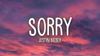 Justin Bieber  Sorry Lyrics [upl. by Monahon]