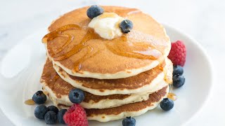 Easy Fluffy Pancakes Recipe [upl. by Feliza938]