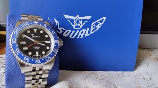 Squale 1545 GMT 30 Bar Il Sub GMT [upl. by Gerianne276]