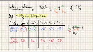 Indexberechnung [upl. by Attesoj]