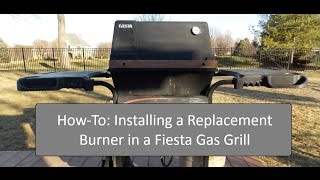 HowTo Replace a burner in a gas grill [upl. by Anitnuahs663]