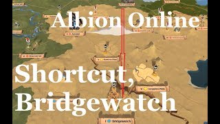 Albion Online  Caerleon to Bridgewatch fast almost safely [upl. by Yemerej133]