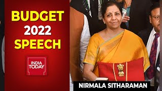 Finance Minister Nirmala Sitharaman Presents Union Budget 202223  India Today News In English [upl. by Airrej]