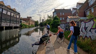 Relaxing London Regents Canal Walk To Angel ASMR 4K [upl. by Ennyleuqcaj]