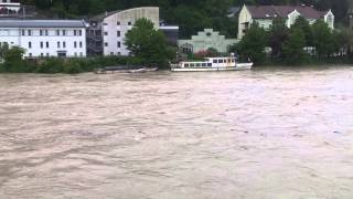 Hochwasser Wasserburg am Inn 1630 Uhr 02062013 [upl. by Ayeka]