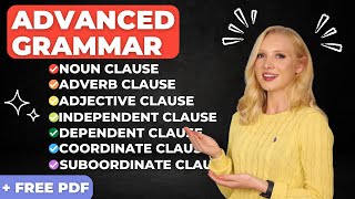 Advanced English Grammar Clauses [upl. by Allemac266]