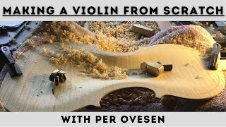 Making a violin from scratch with maker Per Ovesen  MiniDocumentary [upl. by Caesar]