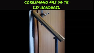 Tutorial costruire un Corrimano fai da te  how to build a home made handrail [upl. by Hsitirb4]