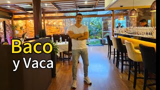 Baco y Vaca  Restaurante  Miraflores Lima bacoyvaca restaurante miraflores lima peru [upl. by Helbona]