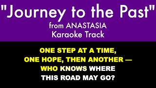 quotJourney to the Pastquot from Anastasia  Karaoke Track with Lyrics on Screen [upl. by Don453]