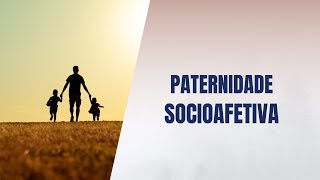 Paternidade socioafetiva [upl. by Accebor]