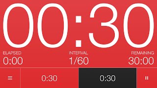 30 Second Interval Timer [upl. by Anitnuahs]