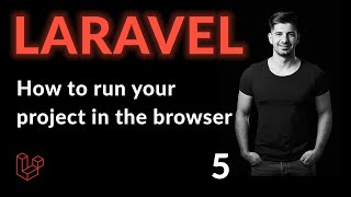 How To Run A Laravel Project In The Browser  Learn Laravel From Scratch  Laravel For Beginners [upl. by Eibmab426]