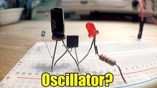 How to make a single transistor oscillator [upl. by Ahsiekat]