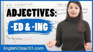 Avoid Common Mistakes ING amp ED Adjectives  Basic English Grammar [upl. by Anthea]