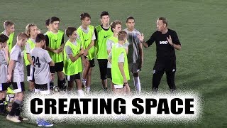 SoccerCoachTV  Creating Space [upl. by Eylloh462]