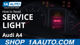 How to Reset Service Light 0409 Audi A4 [upl. by Sidran50]