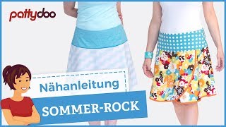 Rock mit Reißverschluss nähen für Anfänger [upl. by Coriss]