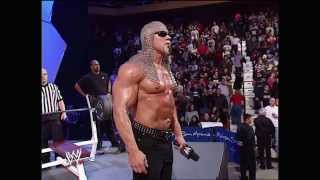 Scott Steiner challenges Triple H to a bench press contest Raw January 13 2003 [upl. by Iatnahs]