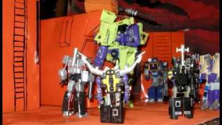 Transformers Stop Motion Animation quotMegatrons Big Pushquot [upl. by Einamrej]