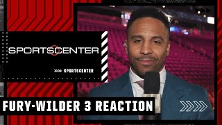 Reaction to Tyson Fury’s TKO win vs Deontay Wilder  SportsCenter [upl. by Yssenhguahs]