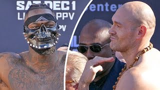 Deontay Wilder vs Tyson Fury FULL WEIGH IN amp FINAL FACE OFF [upl. by Marius674]