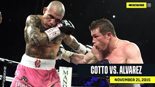 FULL FIGHT  Miguel Cotto vs Canelo Álvarez DAZN REWIND [upl. by Vesta]