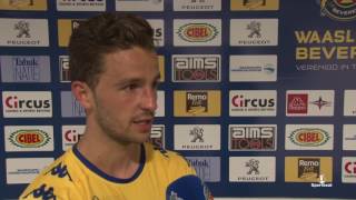 Waasland Beveren vs Lille verslag Sportbeat [upl. by Lanna]