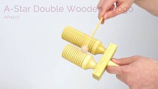 AStar Double Wooden Agogo [upl. by Keldon950]